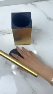 JUNMO Bathroom Stainless Steel Toilet Brush Set Detachable Toilet Cleaner bathroom accessories