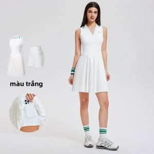 COSLEAF | Chân Váy Thể Thao Không Tay Thoáng Khí