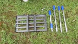 จัดส่งในประเทศไทย เครื่องมือปรับระดับสนามหญ้า ปรับระดับดินหรือพื้นผิวดินได้อย่างง่ายดาย สนามหญ้า สําหรับสวนหลังบ้าน