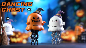 Dancing Octopus Toy Jellyfish Pumpkin Toy Decompression Interactive Fun Wind-up Kids Halloween Gift Mainan Menari