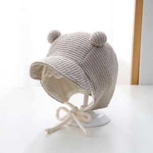bee bee bear | Thick Warm Helmet Protection Hat for Infants