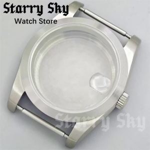 Starry Sky New 36mm High Quality Sapphire Glass Diver Watch Case Watch Parts Suitable NH35/ETA PT5000 Movement Watch Accessories
