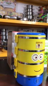 PROMO Luch box Minions Tempat Bekal Tempat Makanan Anti Tumpah PJM044-045