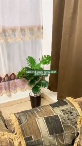TV cabinet simulation green living room floor type fake flowers potted plants fake plants fortune tree indoor loose anemone large bonsai
