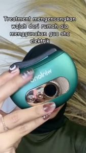 Guasha Electric Thermal Press Face Massager Face Pijat Wajah Firm Skin