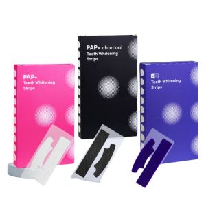 1box Activated Charcoal Teeth Whitening Strips Stain Removal Whitening Patches Brightening Teeth Strips Dental Whitening Strips