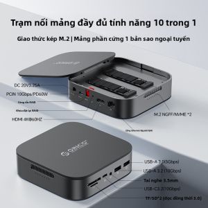 ORICO | Đế kết nối 2 khe M2 SSD MiniRaid