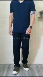 PROMO 1 PAKET ISI 3 Celana Jeans Panjang Standar Reguler Celana Panjang Standar Non Melar