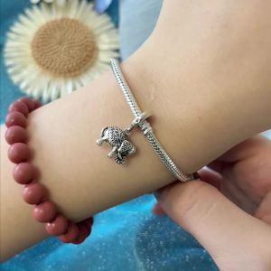 Chất Liệu Bạc 925 Chim Ruồi Hạt Charm Tòn Ten Mặt Dây Chuyền Cho Ban Đầu Vòng Tay Tự Làm Món Quà Trang Sức Dành Cho Nữ