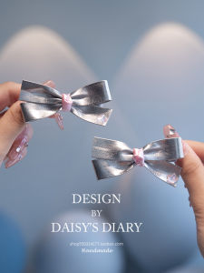 Princess Style Hair Accessories for Girls Cute Butterfly Knot Headwear Childrens Hair Clips Edge Hair Decorations