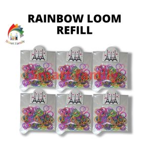 Karet Gelang DIY Merajut Gelang Karet Rainbow Refill