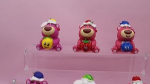 Mô Hình 6 Nhân Vật Gấu Dâu Ôm Hoa Quả Đáng Yêu Cute Cao 8cm Thích Hợp Decor Trang Trí Phòng Ngủ Quà Tặng Sinh Nhật