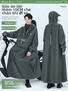 KeyRu | Áo Mưa Đơn( mặc 1 người) Chống Thấm Thời Trang Dài Phủ Toàn Thân Cao Cấp Thiết Kế Có Túi Phía Trước Cho Nam Nữ