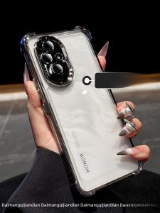 DAIMANG | Shockproof Transparent High-end Full Cover Lens Protective Silicone Case for Honor 200 Pro