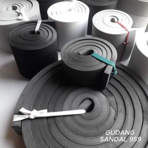 SPON ATI TEBAL 1 CM LEBAR 10 CM X PANJANG 5 METER UNTUK LIS STRIP DEKORASI ALAS KANOPI KACA