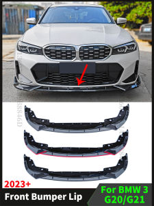 For BMW 3 Series G20 G21 2023 330i 320d M340i Front Bumper Lip Chin Splitter Deflector Diffuser Air Dam Trim Tuning Accessories