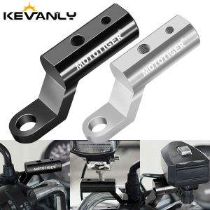 1pcs Motorcycle Rearview Mirror Expander Bracket High Quality Universal Adapter Holder Extension Riser Motorbike Bike Accessorie