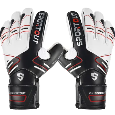 Găng Tay Thủ Môn Sportout Dành Cho Thanh Thiếu Niên & Người Lớn Độ Bám Cao Bằng Latex 4+3MM Bảo Vệ Ngón Tay Tốt Nhất Dùng Được Cho Cả Nam Và Nữ.