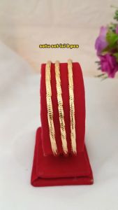 GL 155 - Gelang Xuping Gelang Keroncong Tebal Isi 3pcs Cantik Perhiasan Wanita lapis emas 18k - Cute