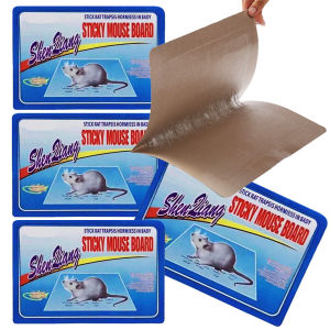 10Pcs Sticky Mouse Board Mouse Stickers Glue Mouse Trap Book Mouse Trap Sticky Mouse Board for House Indoor Outdoor