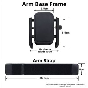 JIFANPAUL | Rotating Wrist Phone Stand for Outdoor Running and Food Delivery Navigation