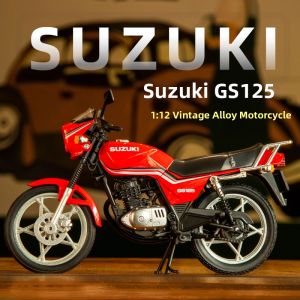 STWDC | Simulated Alloy GS125 Motorcycle Model 1/12
