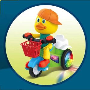 ของเล่นเด็กขี่จักรยานสามล้อไฟฟ้าหมุนได้ 360องศามีแสงมีไฟ electri 360 degree rotating lighting music