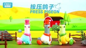 Đồ Chơi Chim Bồ Câu chạy cót Ấn đầu là Chạy Vui Nhộn Dễ Thương Đồ Chơi Giáo Dục Phát Triển Trí Tuệ Cho Bé nhựa ABS