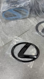 Lexus Glossy Black Matte Black Front Rear Oem Emblem Logo