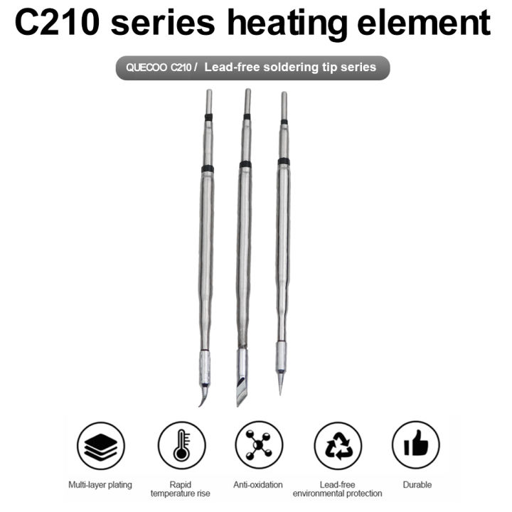 QUICKO C210 Series Integrated Soldering Iron Tips and Heating Core ...