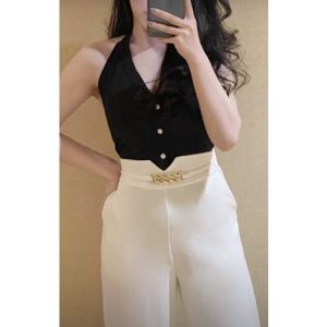 Gystore Karin Celana Kulot Highwaist | Korean Style