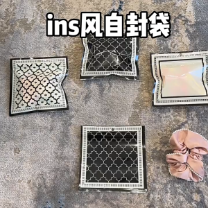 ( 10 Pcs ) Plastik Ziplock 2 Sisi | Fancy Plastik Klip Aksesoris | Plastik Klip Unik & Lucu