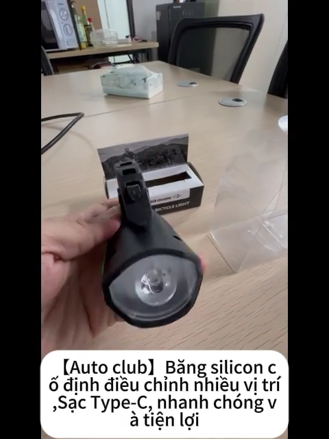 Đèn xe đạp thể thao siêu sáng có pin sạc usb led chống nước đèn led xe đạp đèn xe đạp siêu sáng