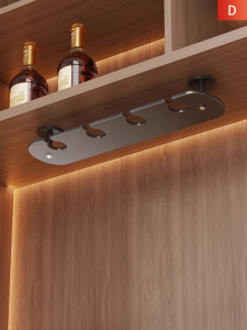 evesigar | Hanging Luxury Wine Glass Rack No Drilling