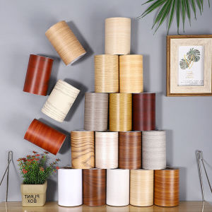 GotGo【มีสินค้าในสต๊อก】 บัวเชิงผนัง ลายไม้มีกาวในตัว ความยาว 5 m บัวติดขอบผนัง คิ้วติดขอบผนัง ลายไม้คล้ายจริง wallpaper tape