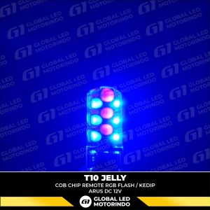 WERACE LED Sen Senja Remot Remote T10 RGB 16 Warna COB Plasma Chip Harga Satu Set