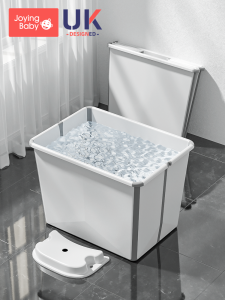 Foldable Baby Bath Tub Children Bath Bucket Newborn Infant Bath Tub Sitting Bath Bucket Home Use Bath Tub for Toddlers And Kids