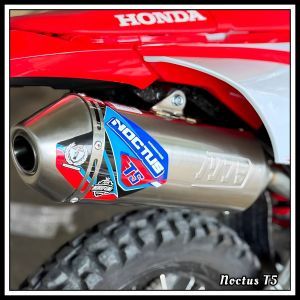 Knalpot Norifumi Noctus T5 Semi Bending KLX150 KLX140 CRF150L WR155 DTracker Viar Cross X 150