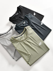 เสื้อยืดคอกลมแขนสั้นผู้ชาย ผ้าสะท้อนแสง 3M น้ำหนักเบา ระบายอากาศได้ดี แห้งเร็ว สำหรับฤดูร้อน แฟชั่นสำหรับเยาวชน