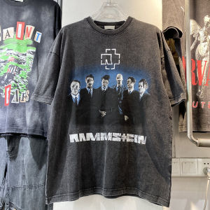 Áo Thun Nam Cổ Tròn Tay Ngắn in Hình Xe Tăng Phong Cách Đường Phố INS Thời Trang Mùa Hè Thường Ngày Rộng Rãi