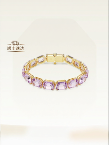 Swarovski | Millenia Purple Octagon Bracelet