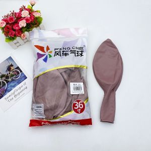 มอเตอร์ไนลอน 36 นิ้ว ขนาดใหญ่ ทรงกลม หนา ฟ้าสีดาว ตกแต่งงานแต่งงาน งานปาร์ตี้วันเกิด งานเปิดร้าน วัสดุยางพารา