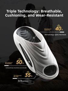 Yabu Sports Sandals Mens Outdoor Beach Anti-slip Wear-resistant Slippers Comfortable EVA Material Shock-absorbing Thick Bottom