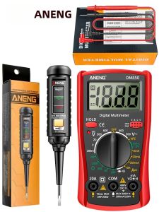 ANENG | Máy Đo Vạn Năng Kỹ Thuật Số Cầm Tay ANENG DM850 Đo Điện Áp/dòng Điện/điện Trở AC/DC Tích Hợp Chức Năng Kiểm Tra Độ Liên Tục Kiểm Tra Transistor Và Bút Thử Điện Áp