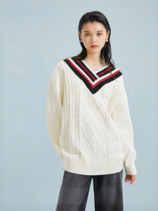 Vero Moda | Áo Sweater V-Neck Trẻ Trung Phong Cách Học Đường Đa Màu