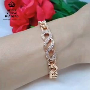 Gelang Rantai Aksesoris Fashion Wanita Cocok Untuk Sehari-hari G21-11B