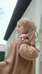 Jumuna - Mukena Dewasa Premium Silk Lasercut Esther