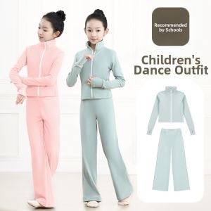ceyekids | Dance Practice Clothing for Girls De绒 Children Ballet Dance Outfit