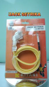 KITANI - Jack Setrika 2×0.75 mm² - 1.8 Meter - Kabel Setrika