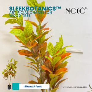Noco® SleekBotanics™ Artificial Chameleon Wood Tree Pinterest Home Decor Fake Plants Artificial Plants with Pot